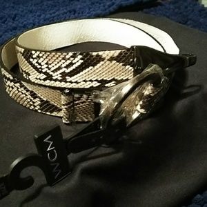 ☀️🐍 Genuine Python Snakeskin Adjustable WCM Belt